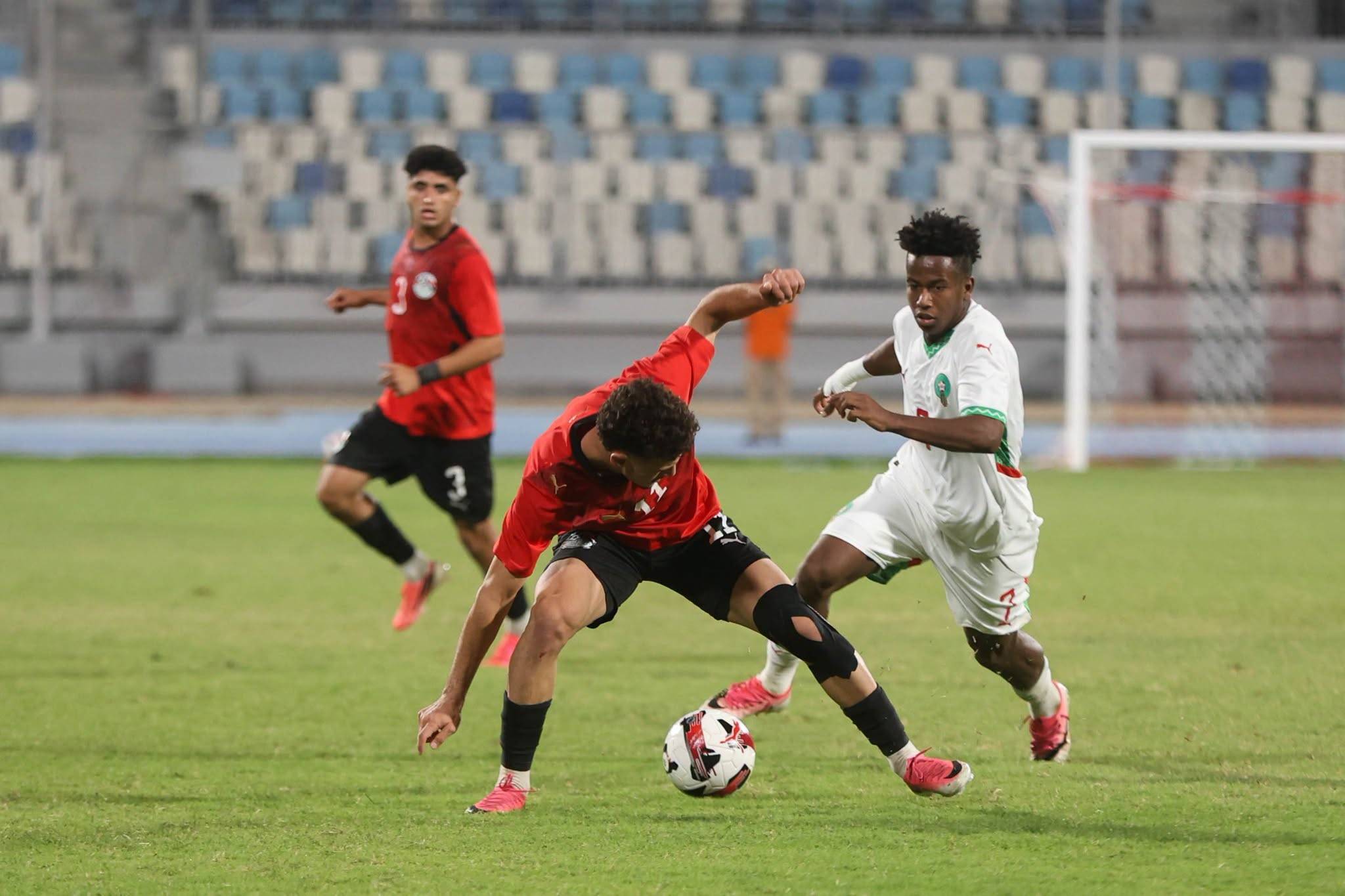 فاز على الجزائر بهدفين.. منتخب مصر يتأهل لنهائيات بطولة الأمم الأفريقية تحت 30 سنة